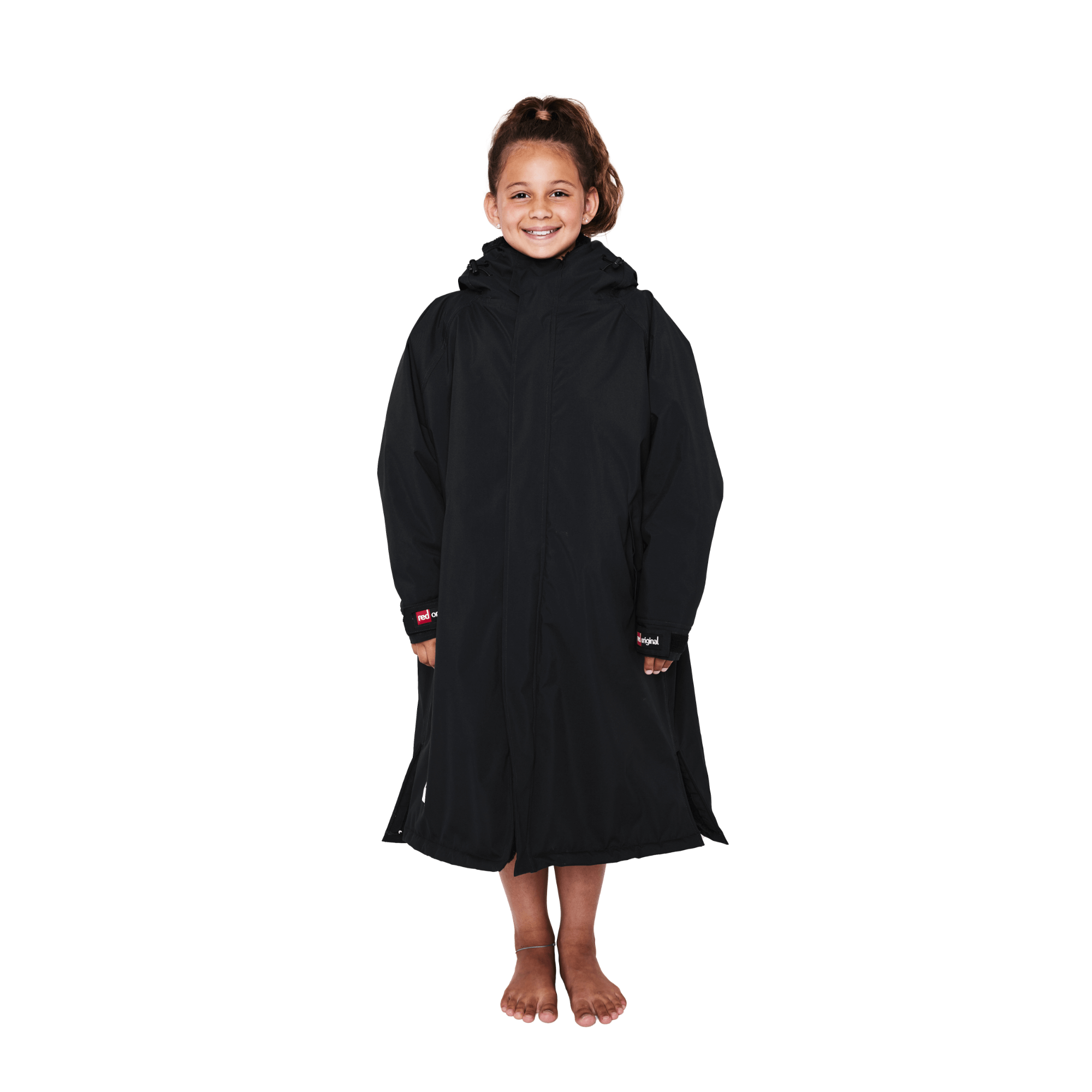 Kids Dry Pro Robe - Black