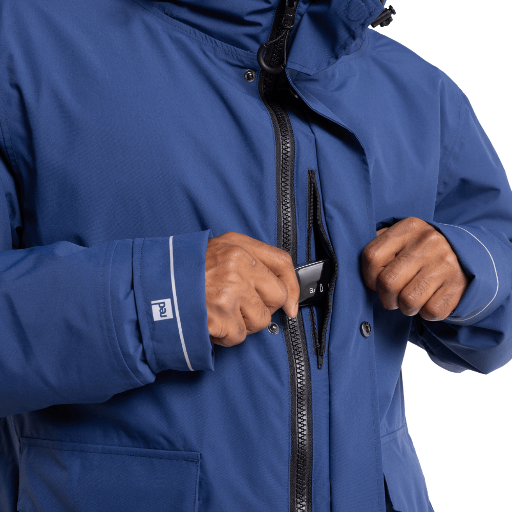 Men's EVO Pro Slimline Waterproof Parka Jacket - Admiral Blue