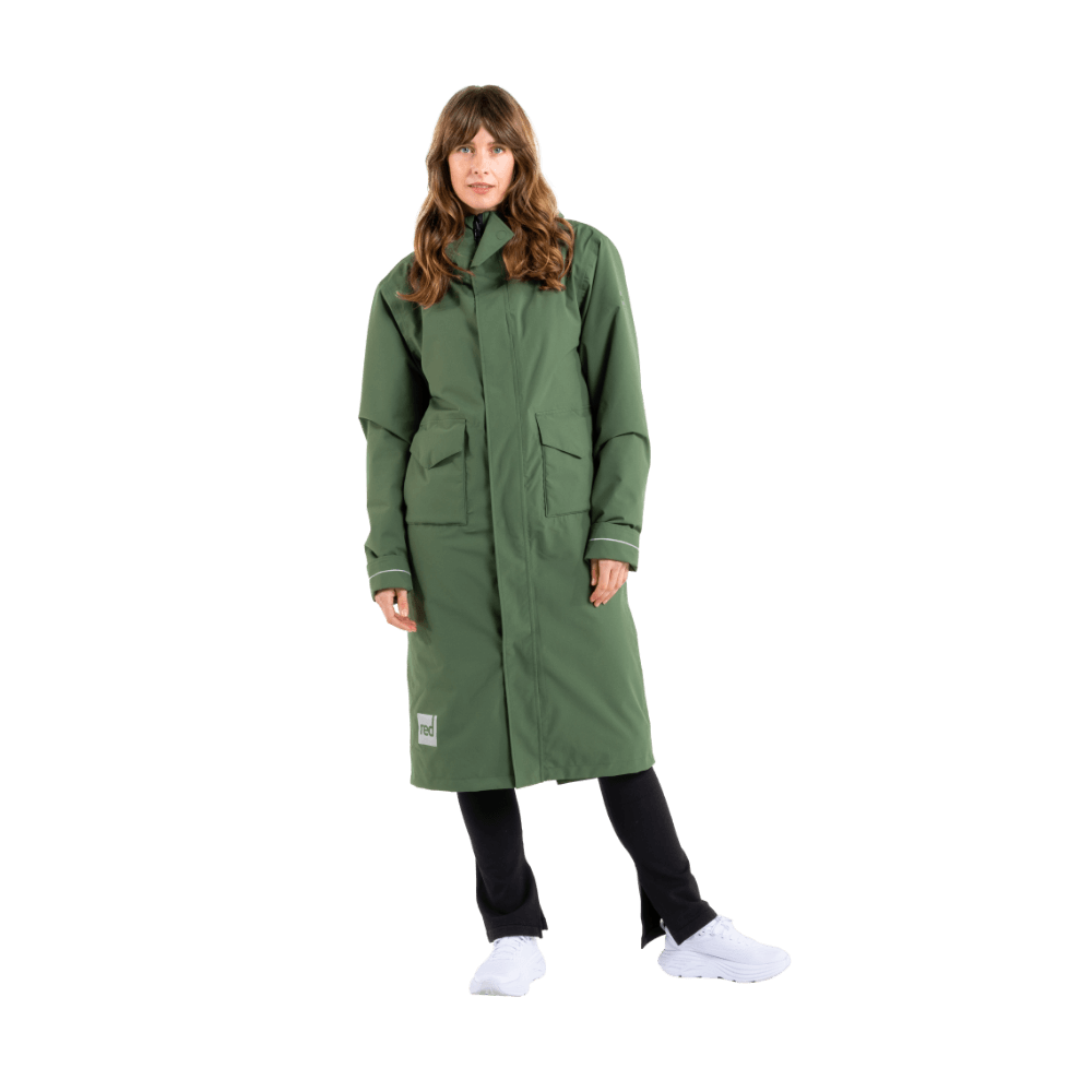 Women's EVO Pro Slimline Waterproof Parka Jacket - Forest Green