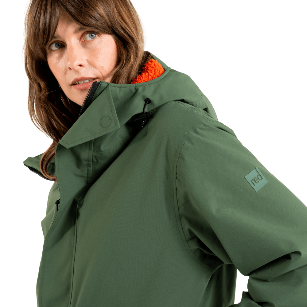 Women's EVO Pro Slimline Waterproof Parka Jacket - Forest Green