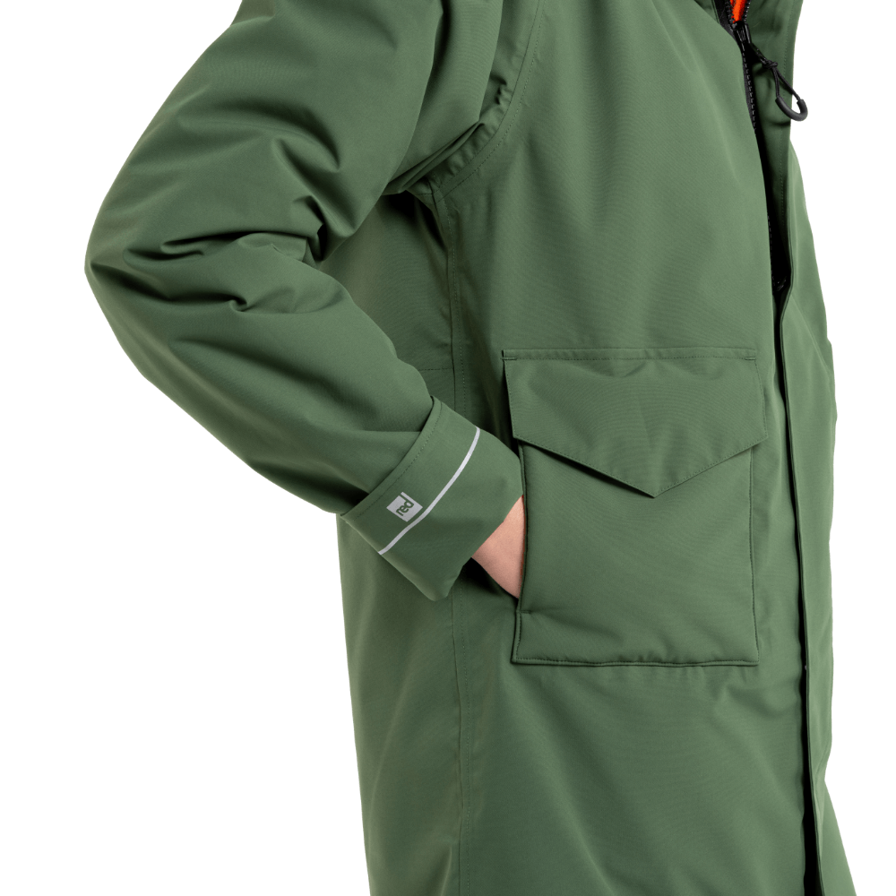Women's EVO Pro Slimline Waterproof Parka Jacket - Forest Green