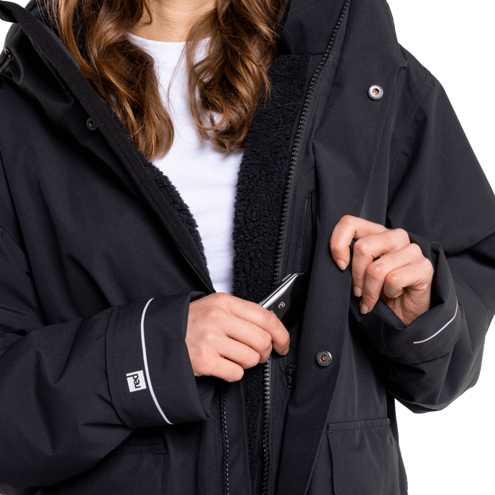 Women's EVO Pro Slimline Waterproof Parka Jacket - Stealth Black