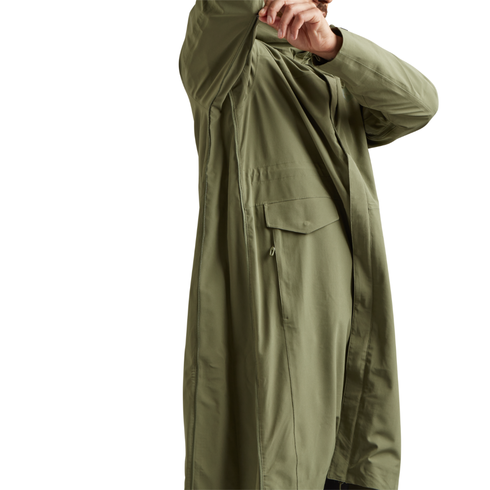 Men's Pursuit Waterproof Lightweight Changing Robe Jacket - Olive Green