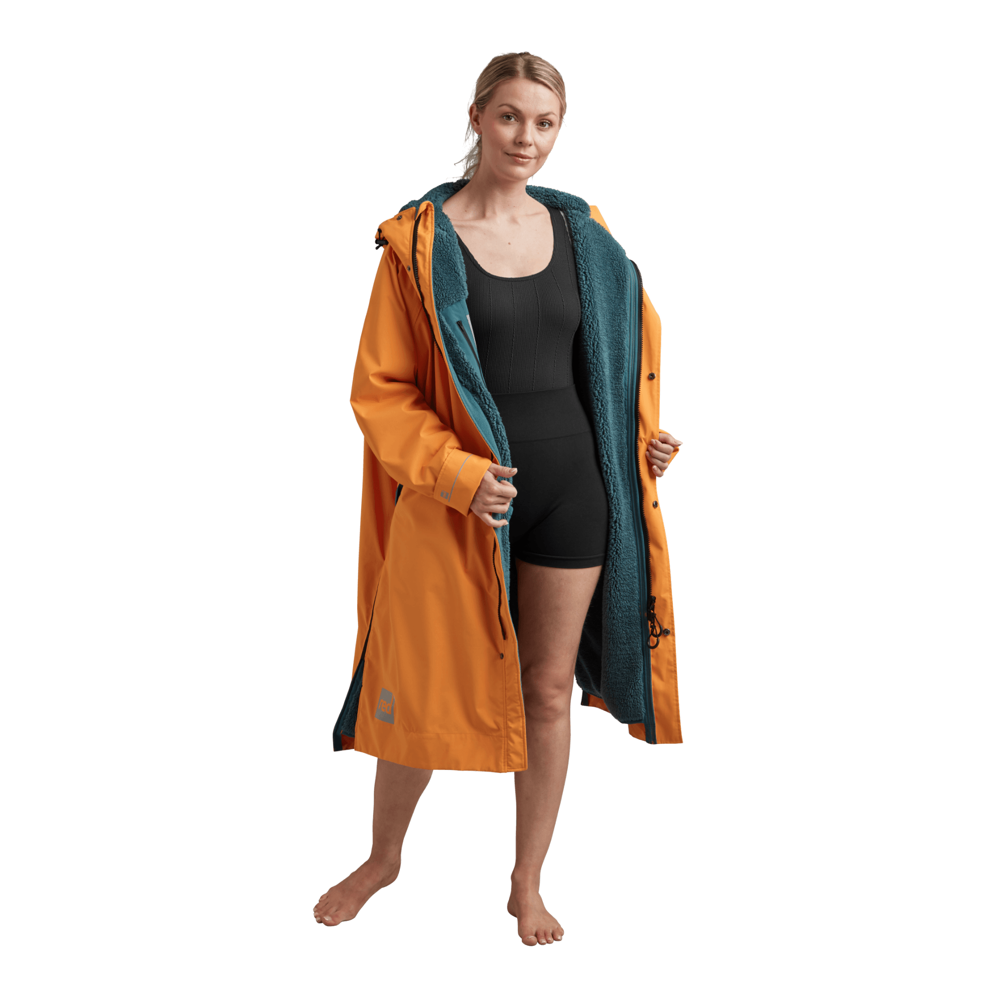 Women's Long Sleeve Waterproof Dry Changing Robe Alter Evo - Bitter Orange