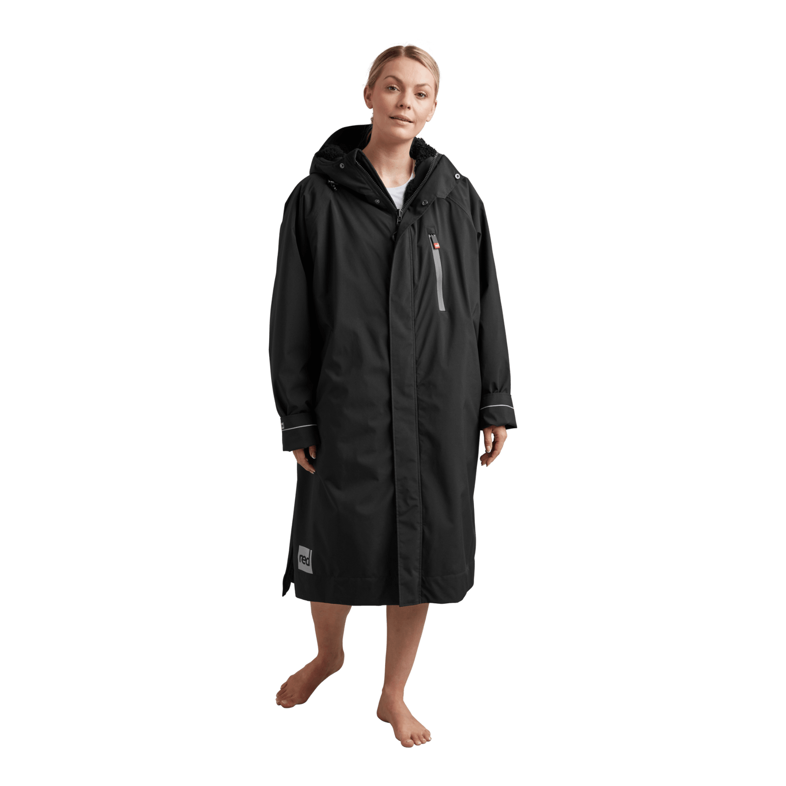 Women's Long Sleeve Waterproof Dry Changing Robe Alter Evo - Stealth Black