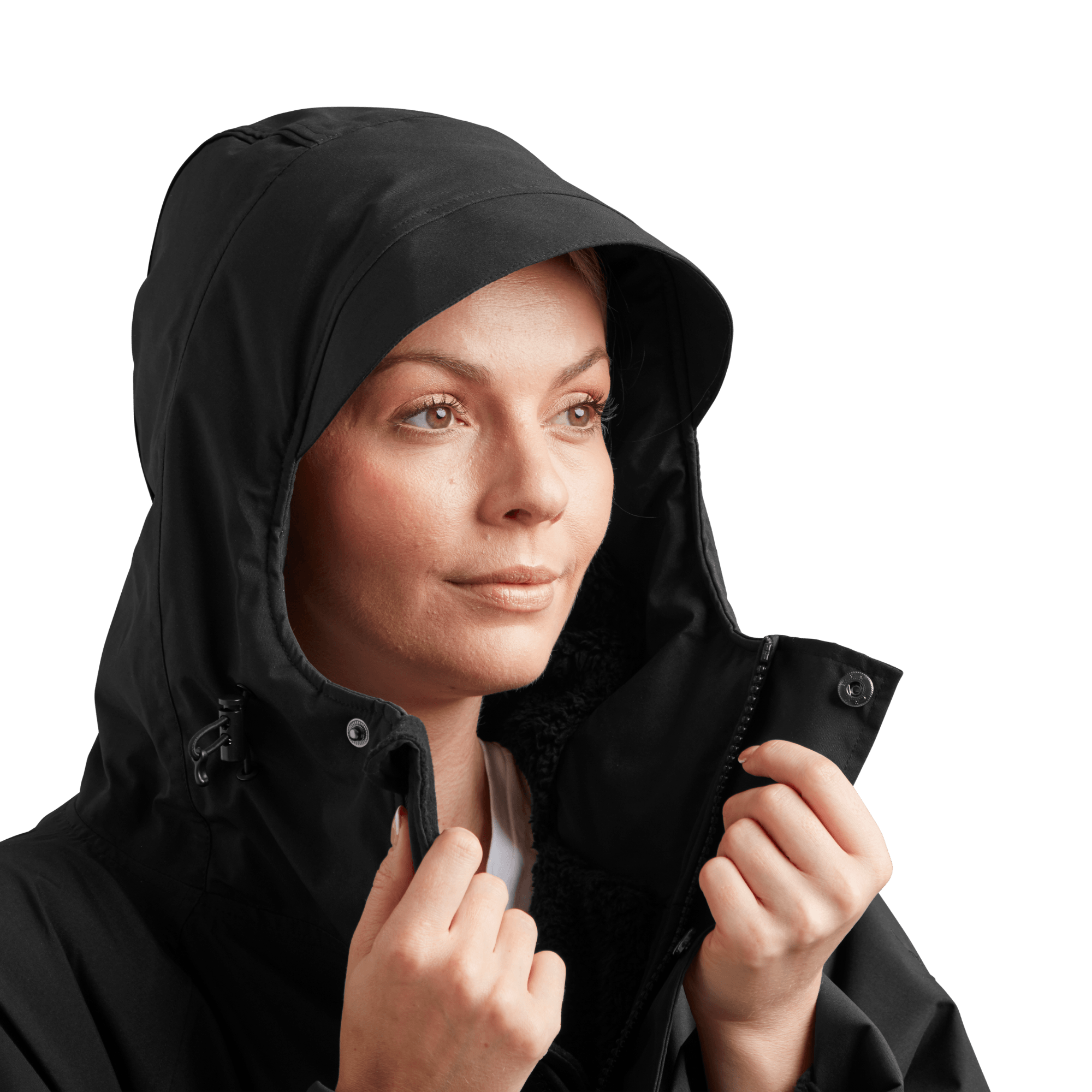 Women's Long Sleeve Waterproof Dry Changing Robe Alter Evo - Stealth Black