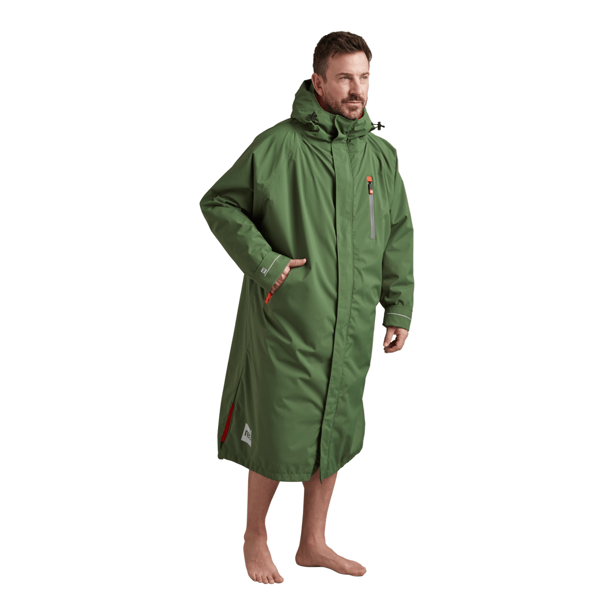 Dry Robe Men's Men's Long Sleeve Dry Waterproof Changing Robe Alter Evo Pro-Green ...