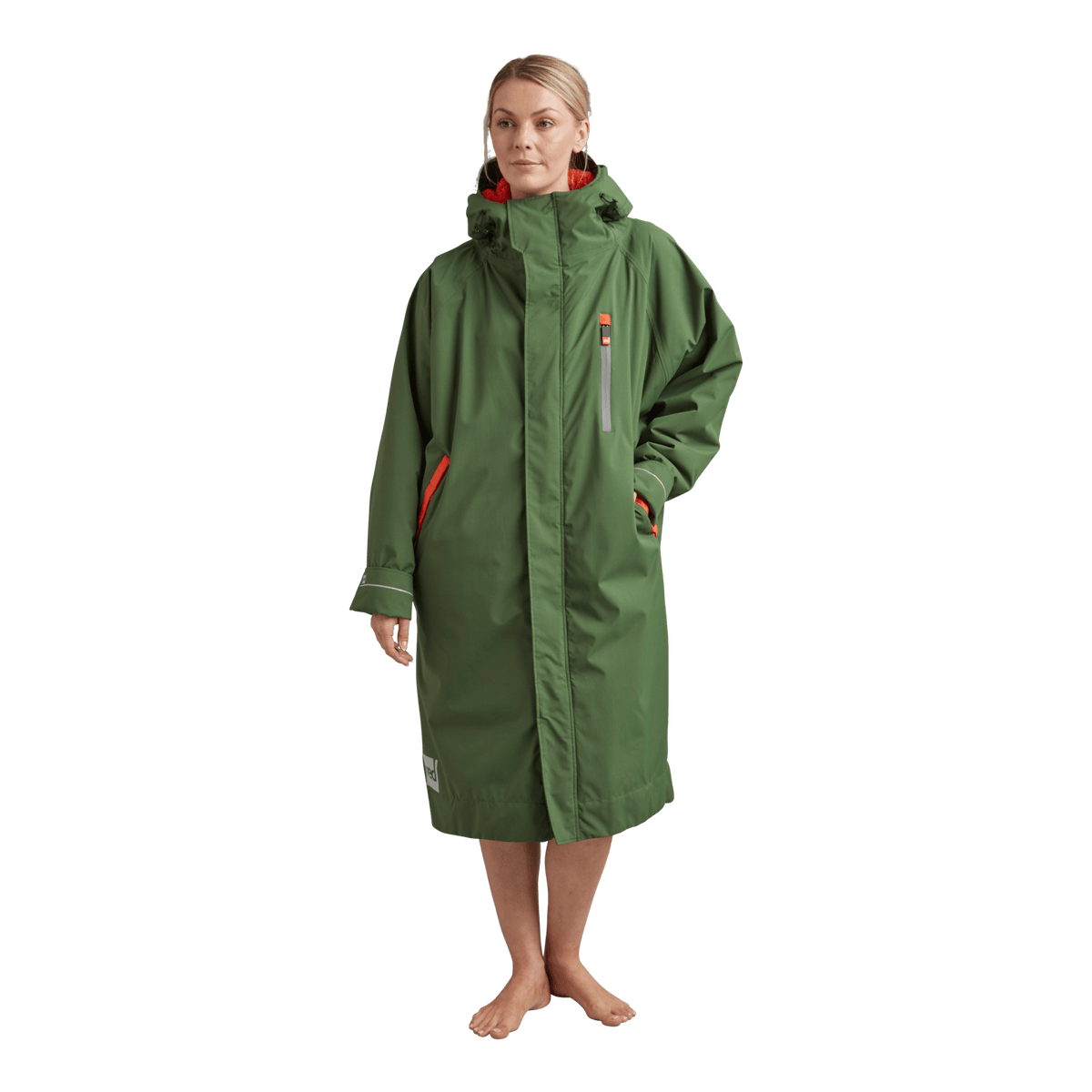 Women's Long Sleeve Dry Waterproof Changing Robe Alter EVO - Forest Green