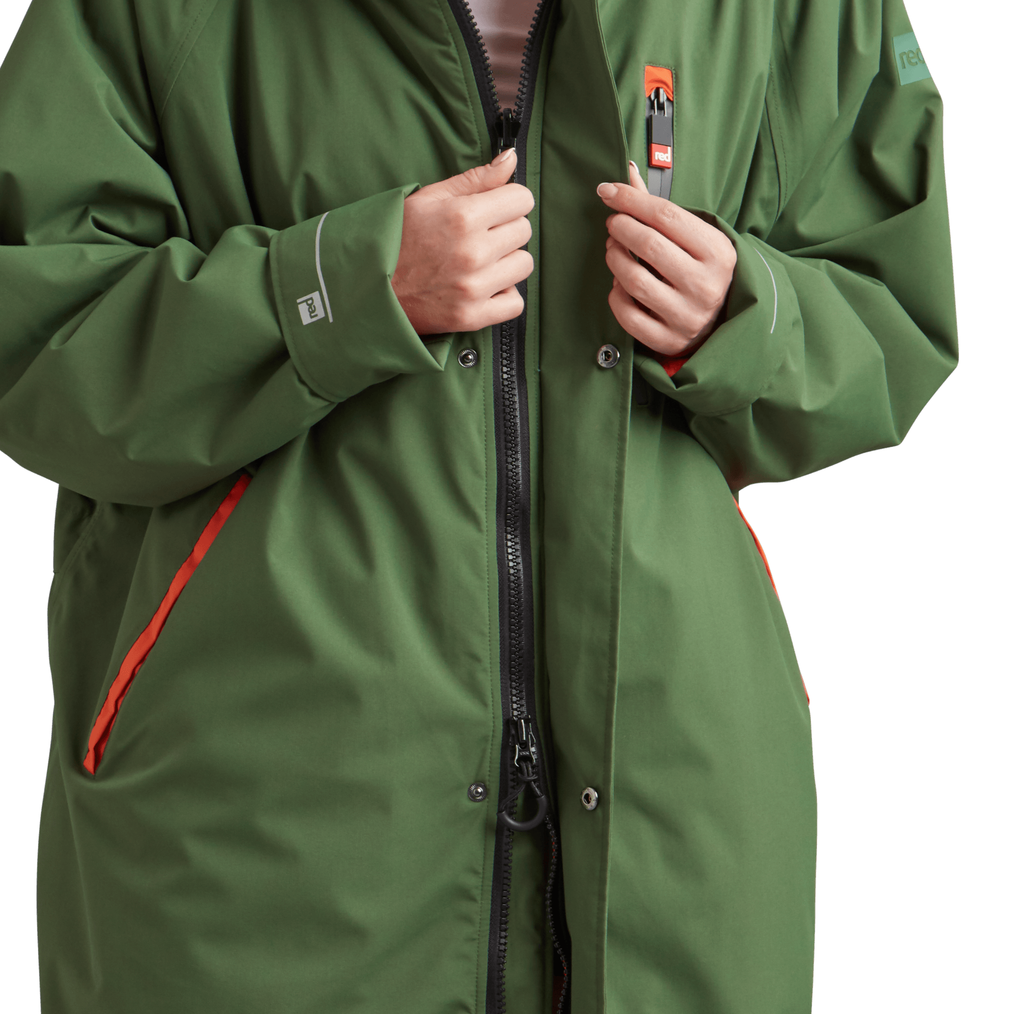 Women's Long Sleeve Waterproof Dry Changing Robe Alter Evo - Forest Green