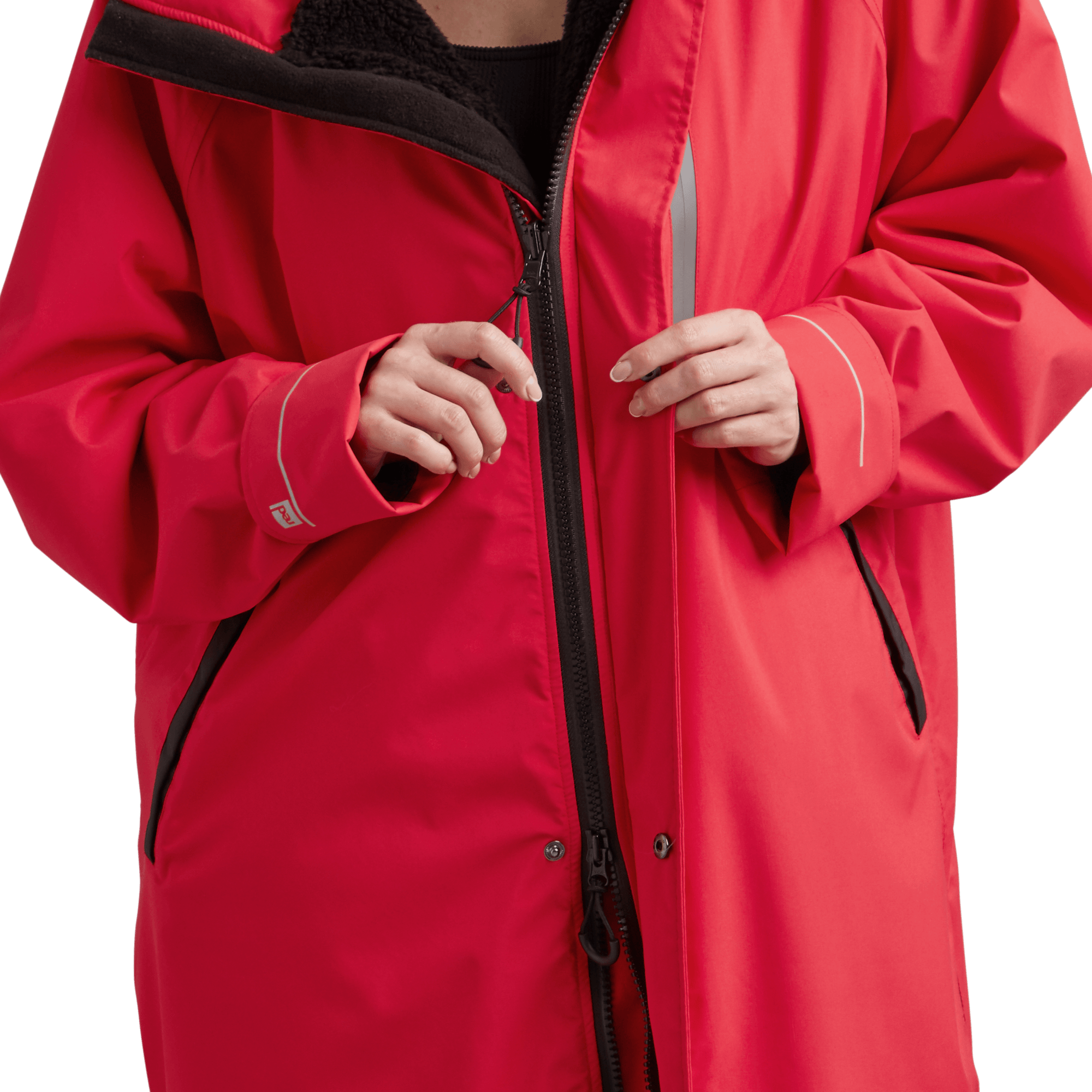 Women's Long Sleeve Waterproof Dry Changing Robe Alter Evo - Siren Red