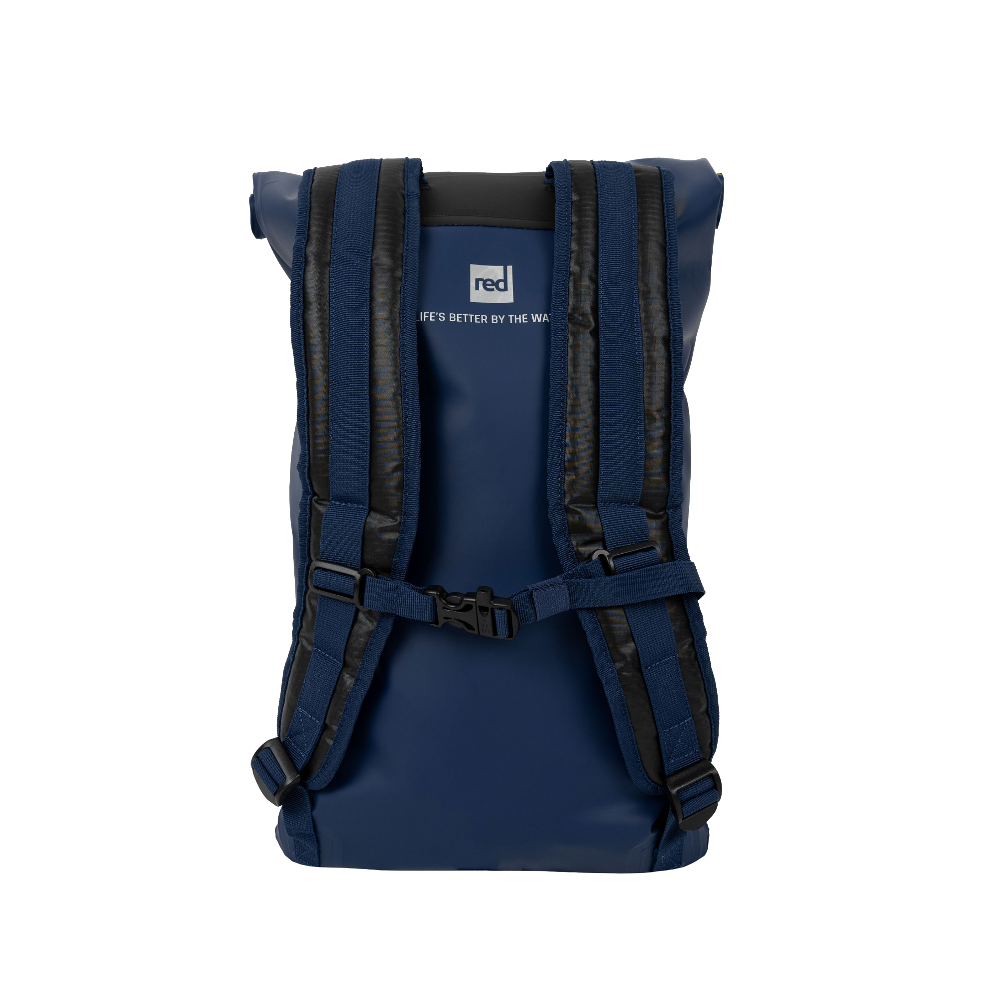 2-in-1 Reversible Swim Buoy Dry Bag Backpack - Admiral Blue / Neon Yellow