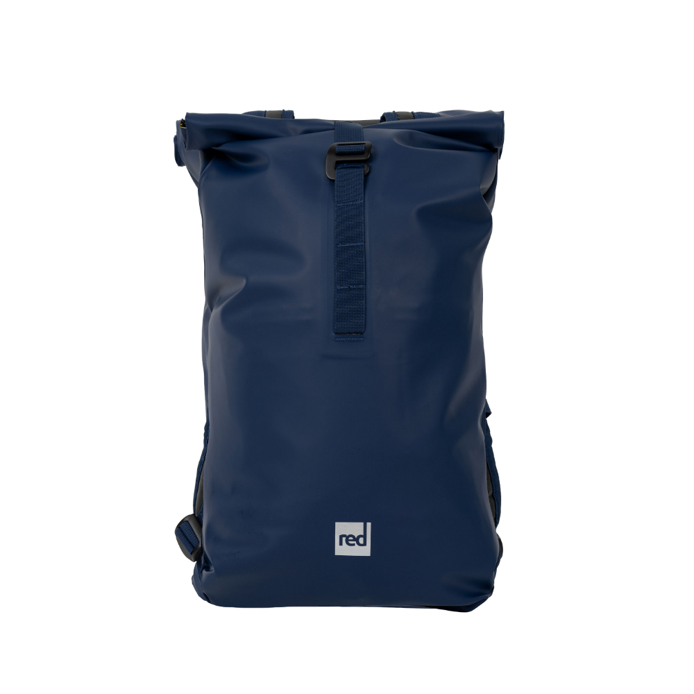 2-in-1 Reversible Swim Tow Float Dry Bag Backpack - Admiral Blue / Neon Yellow