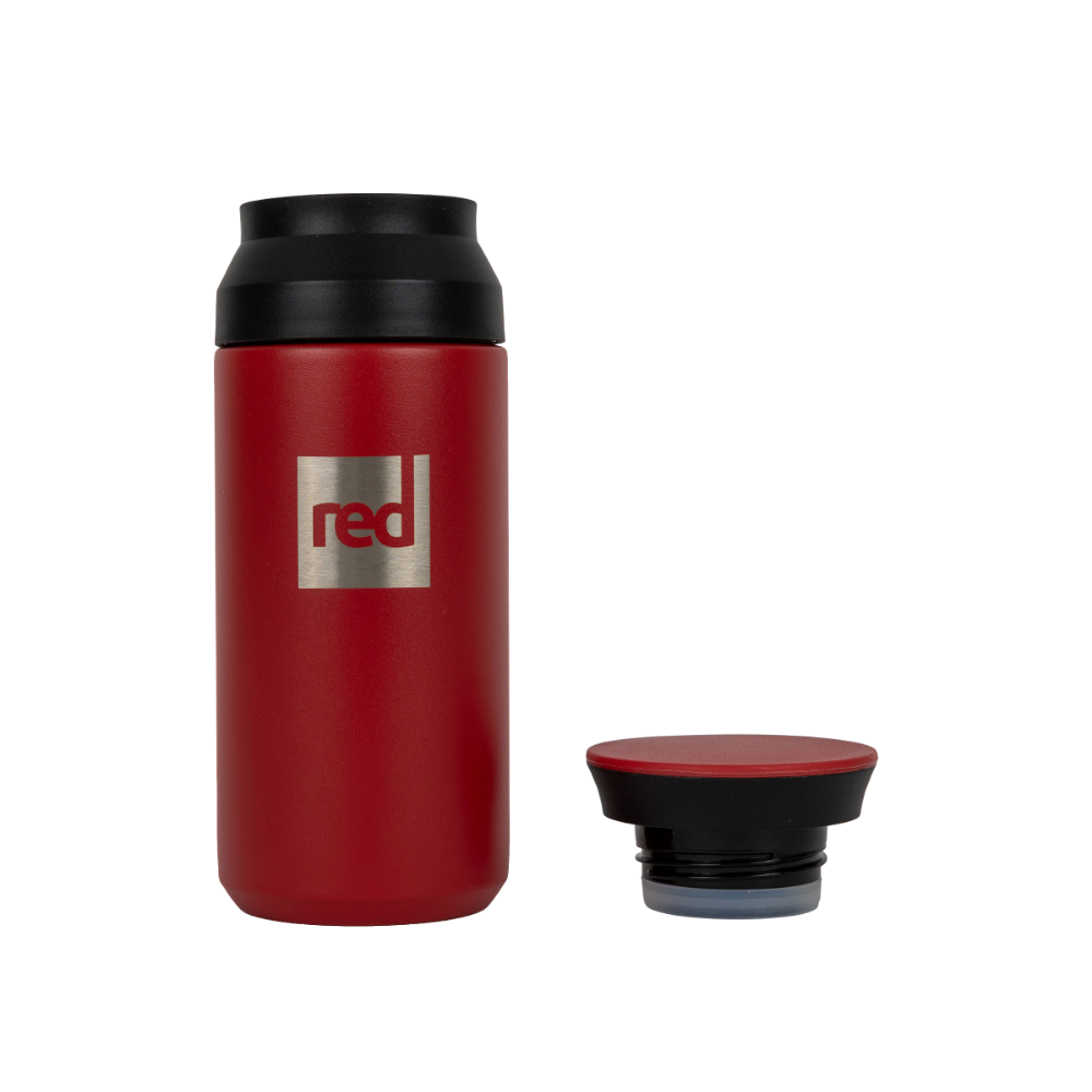 Insulated Stainless Steel Adventure Flask 12oz - Siren Red