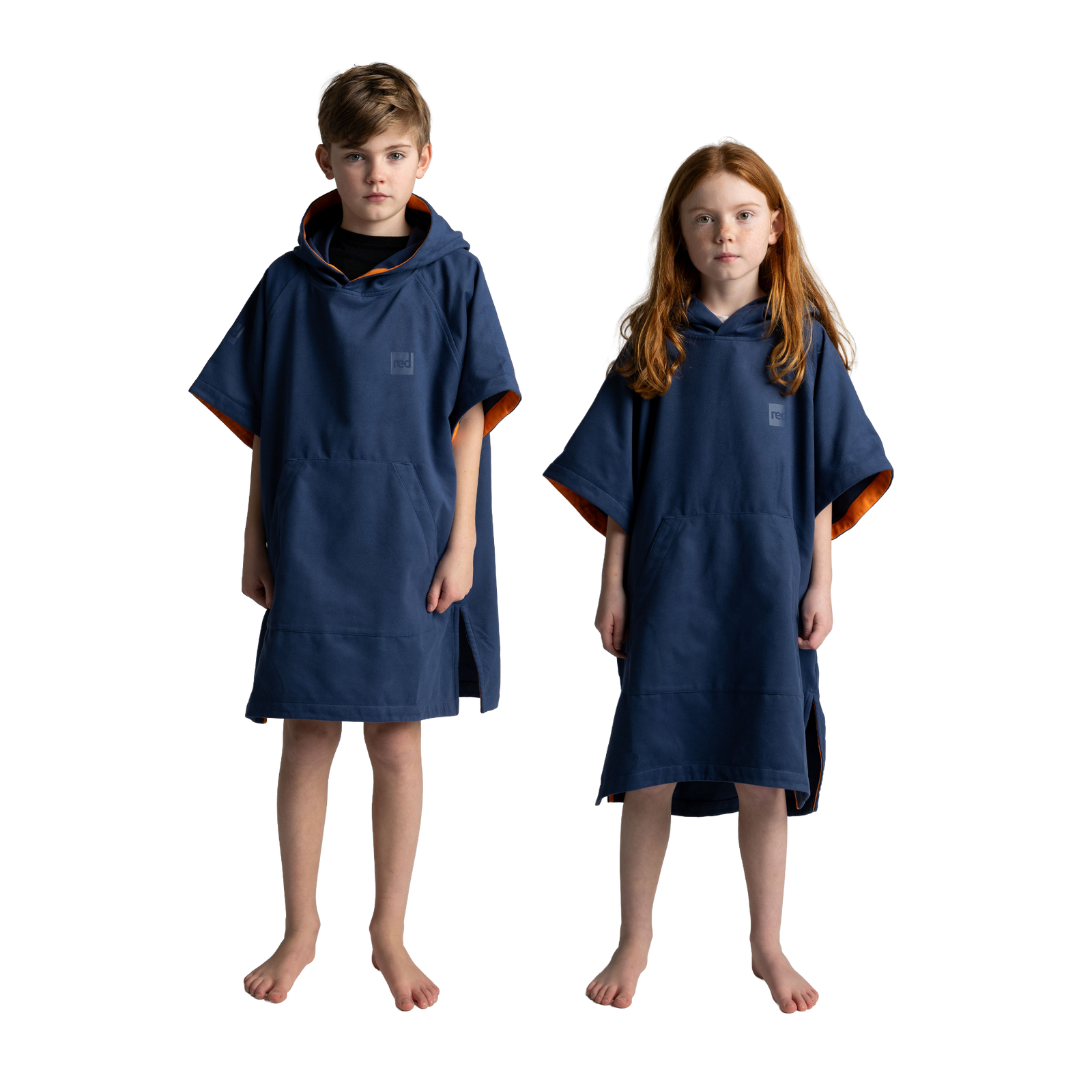 Kids' Quick Dry Microfibre Poncho Changing Robe - Admiral Blue