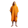 Men's Towelling Poncho Changing Robe - Bitter Orange