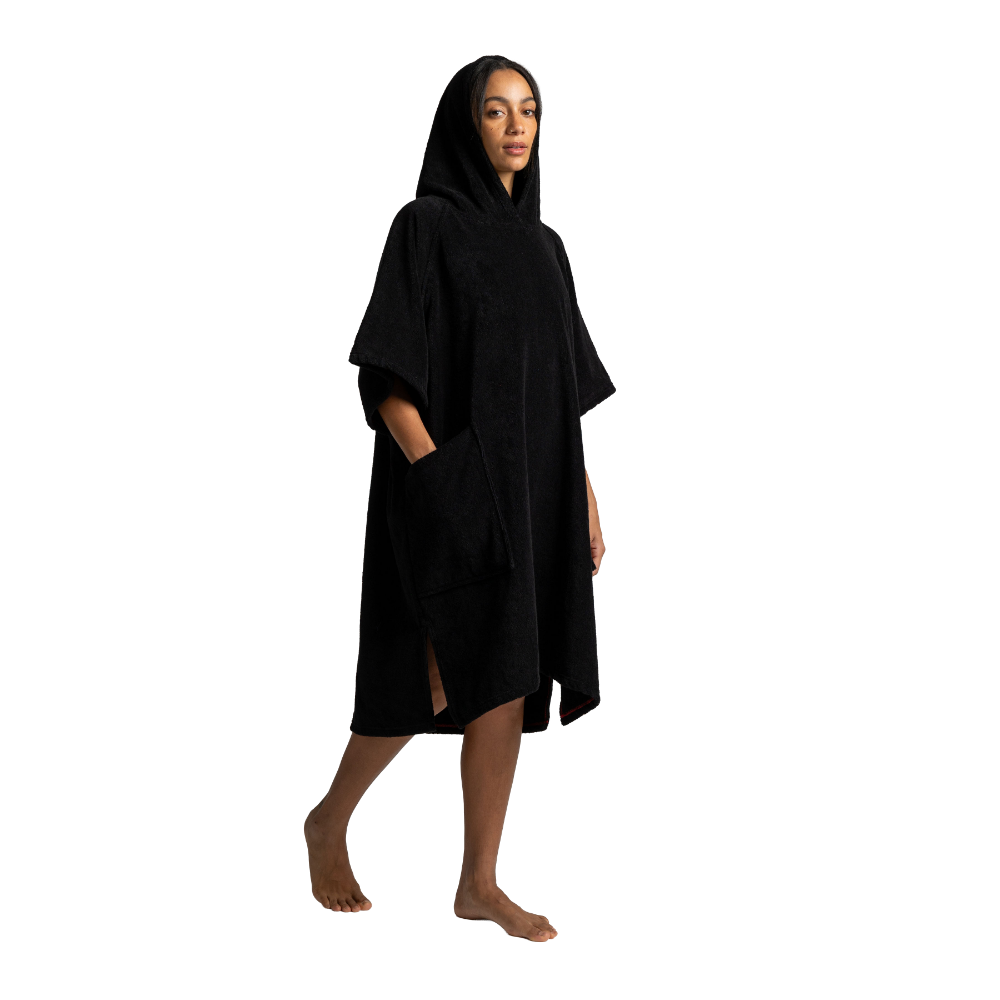 GUL Change Robe Poncho o Changing Robe Towel for Beach Watersports & Surfing - Evorobe - Black Red - Heat Warm Heat GUL Change Robe Poncho o Changing Robe Towel for Beach Watersports & Surfing - Evorobe - Black Red - Heat Warm Heat