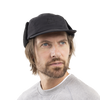 Fleece-Lined Peaked Trapper Hat - Stealth Black