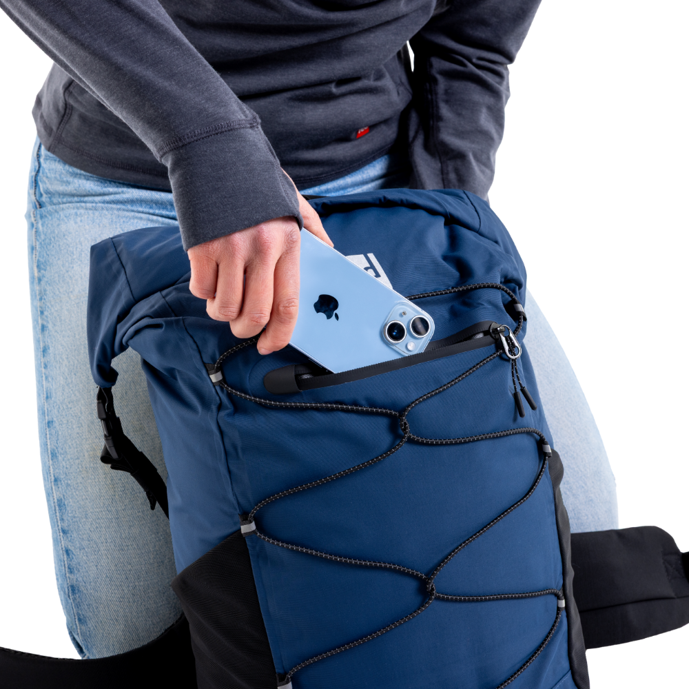Lightweight Waterproof Backpack 22L - Ocean Blue