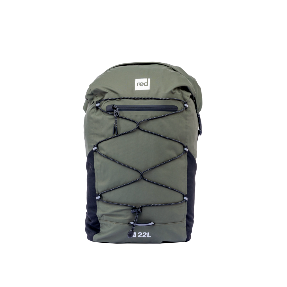 Lightweight Waterproof Backpack 22L - Olive Green