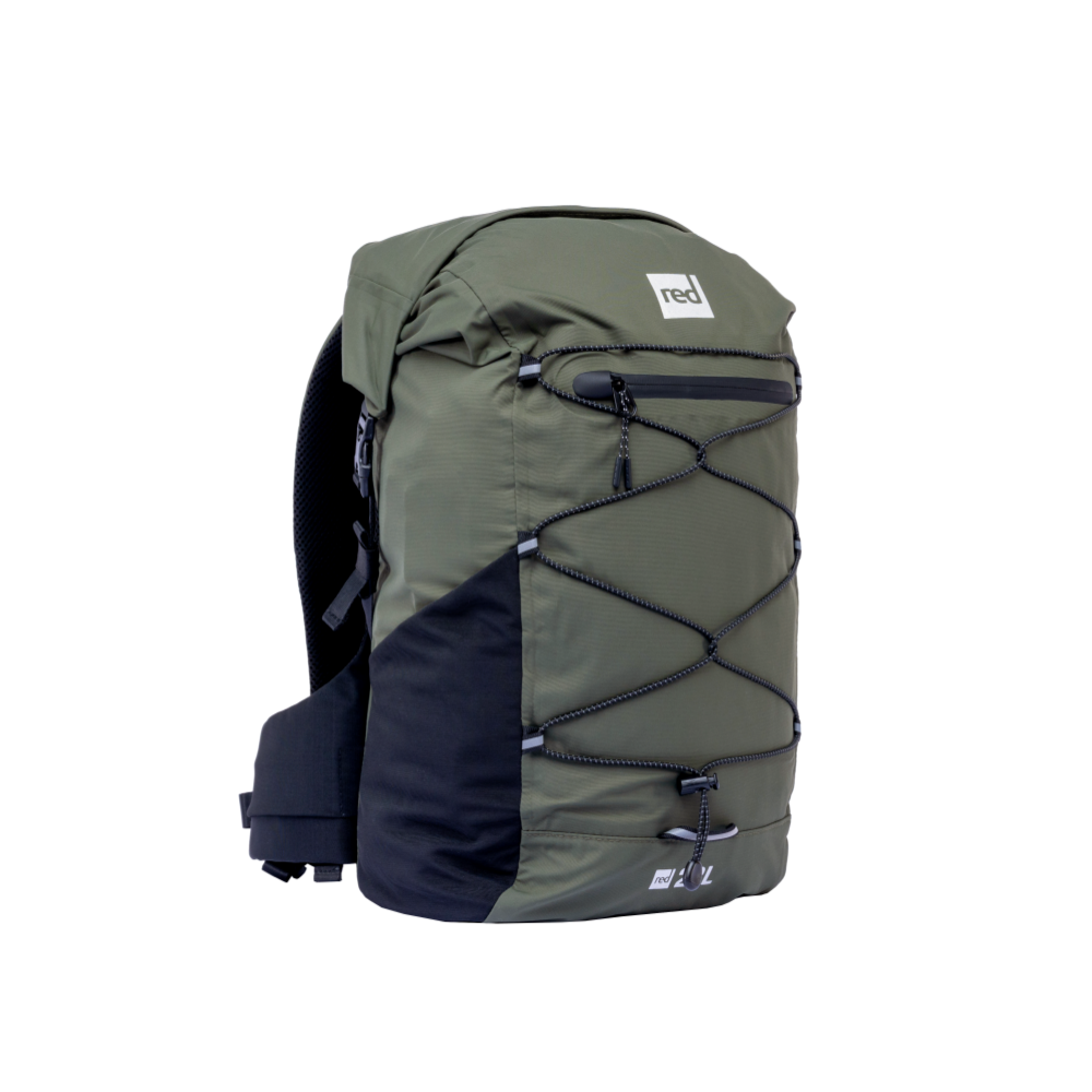 Lightweight Waterproof Backpack 22L - Olive Green