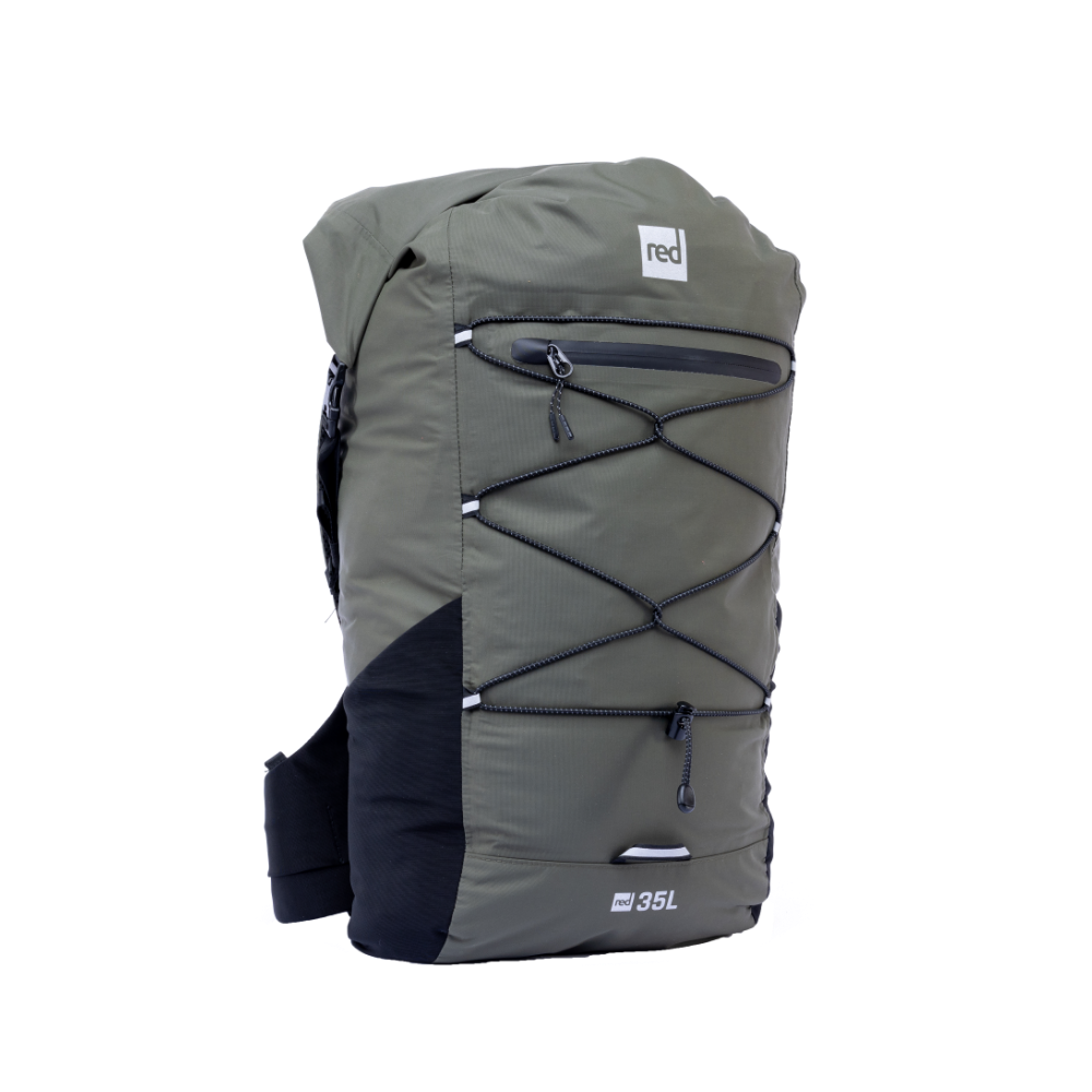 Lightweight Waterproof Backpack 35L - Olive Green