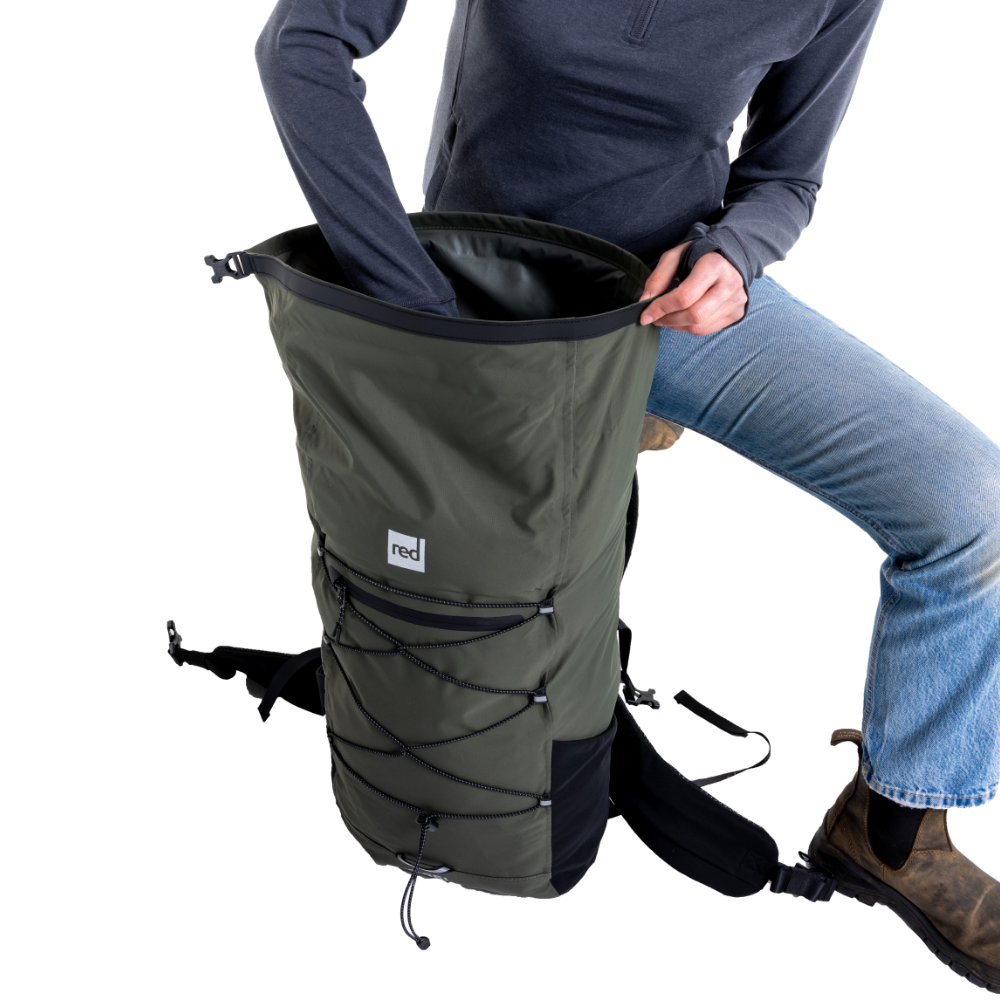 Lightweight Waterproof Backpack 35L - Olive Green