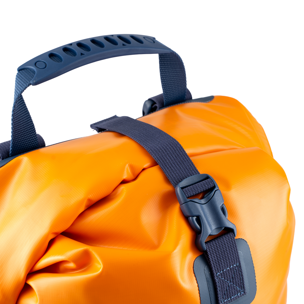 Waterproof Roll Top Dry Bag Backpack 30L - Bitter Orange