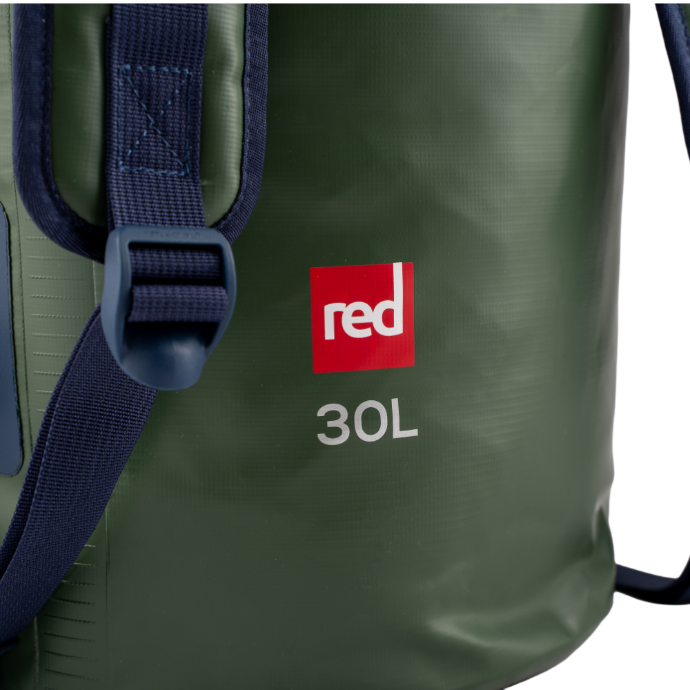 Waterproof Roll Top Dry Bag Backpack 30L - Forest Green