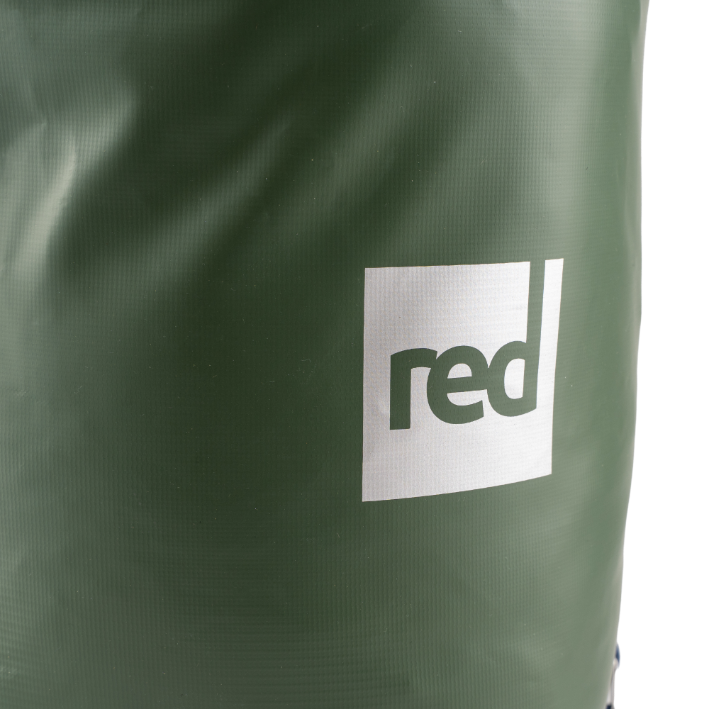 Waterproof Roll Top Dry Bag Backpack 30L - Forest Green