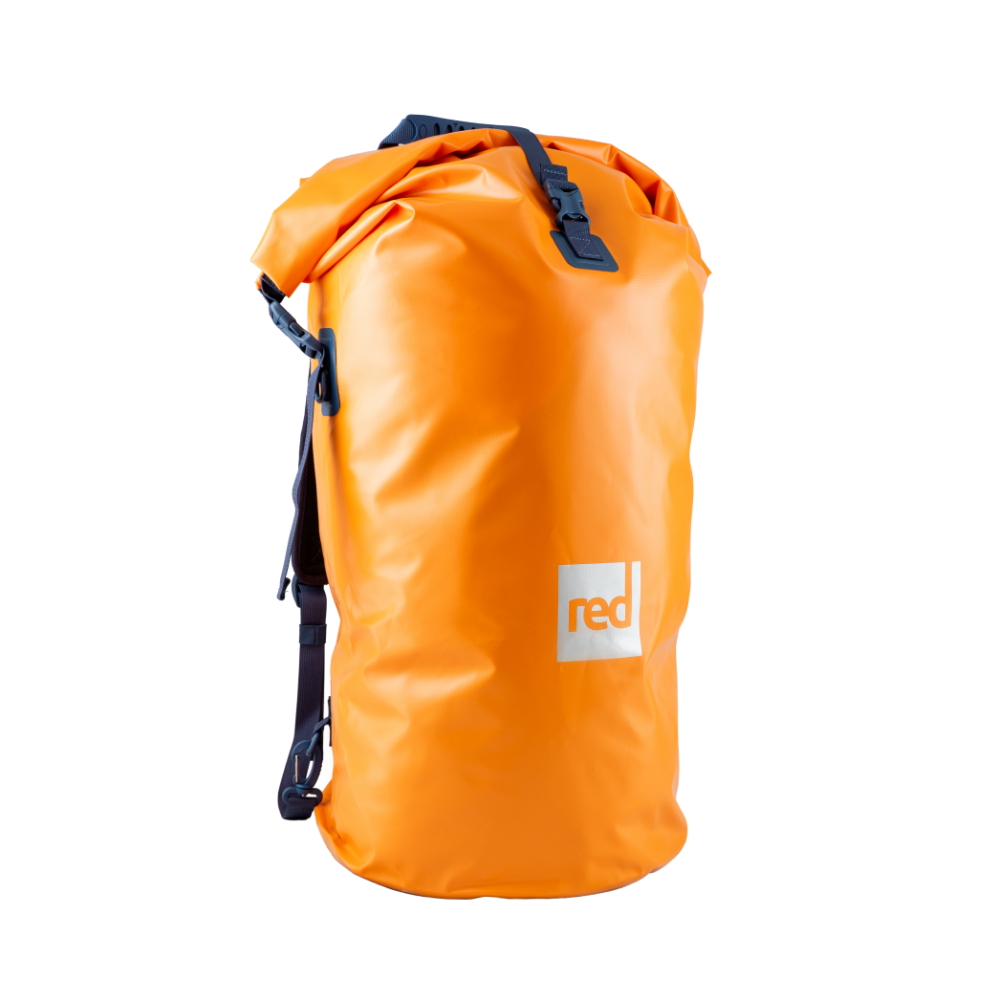 Waterproof Roll Top Dry Bag Backpack 60L - Bitter Orange