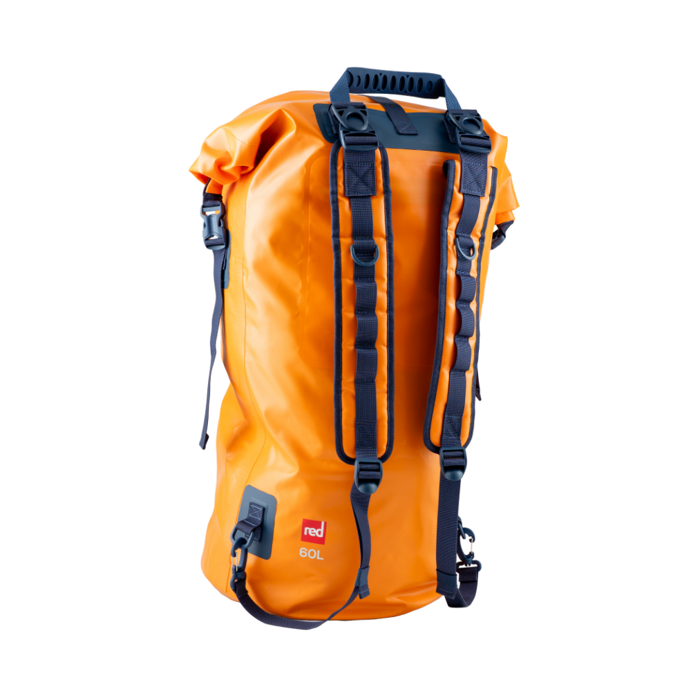 Waterproof Roll Top Dry Bag Backpack 60L - Bitter Orange