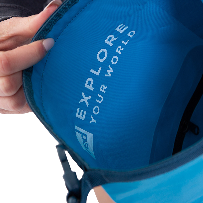 Waterproof Roll Top 10 Litre Dry Bag - Ride Blue