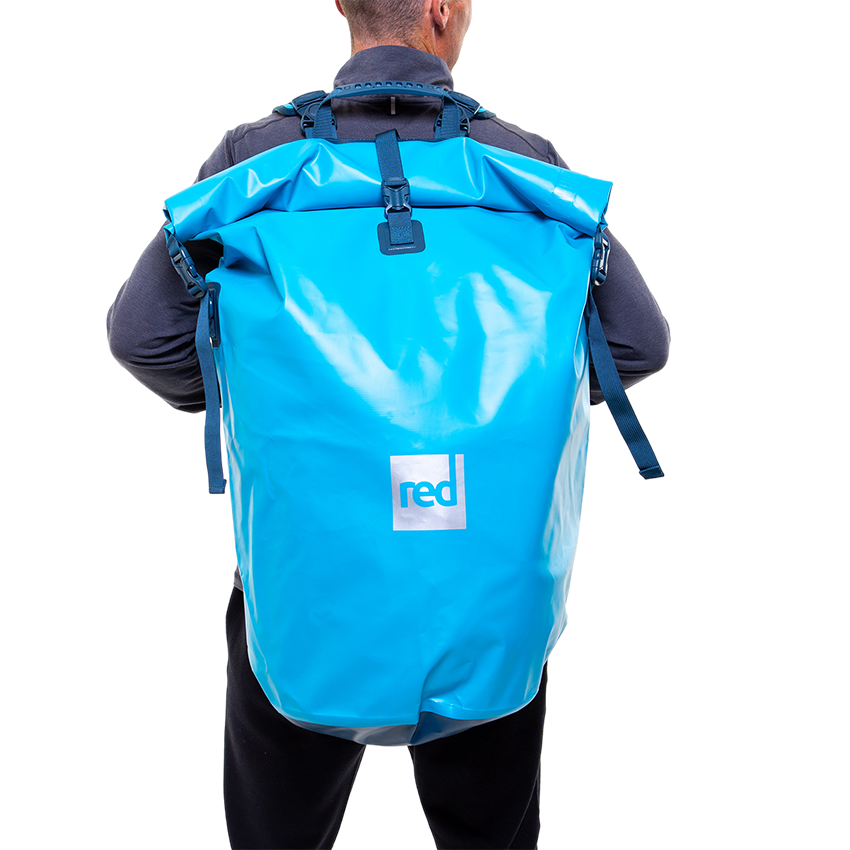 Waterproof Roll Top Dry Bag Backpack - Ride Blue