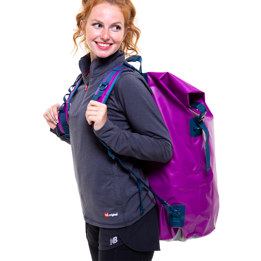 Red Paddle Co Waterproof Roll Top Dry Bag Backpack Venture Purple