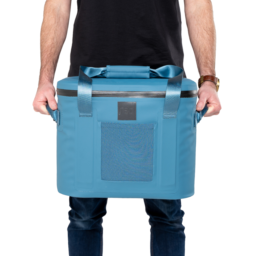 Waterproof Soft Cooler Bag 18L - Storm Blue