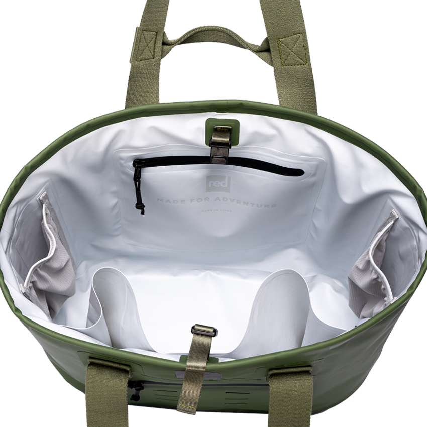 Red Paddle Co Waterproof Tote Bag 33L Olive Green