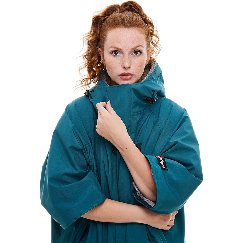 Women's Short Sleeve Pro Change Robe EVO - Teal