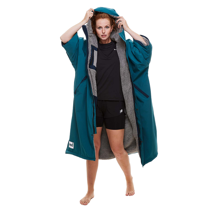 Women's Short Sleeve Pro Change Robe EVO - Teal