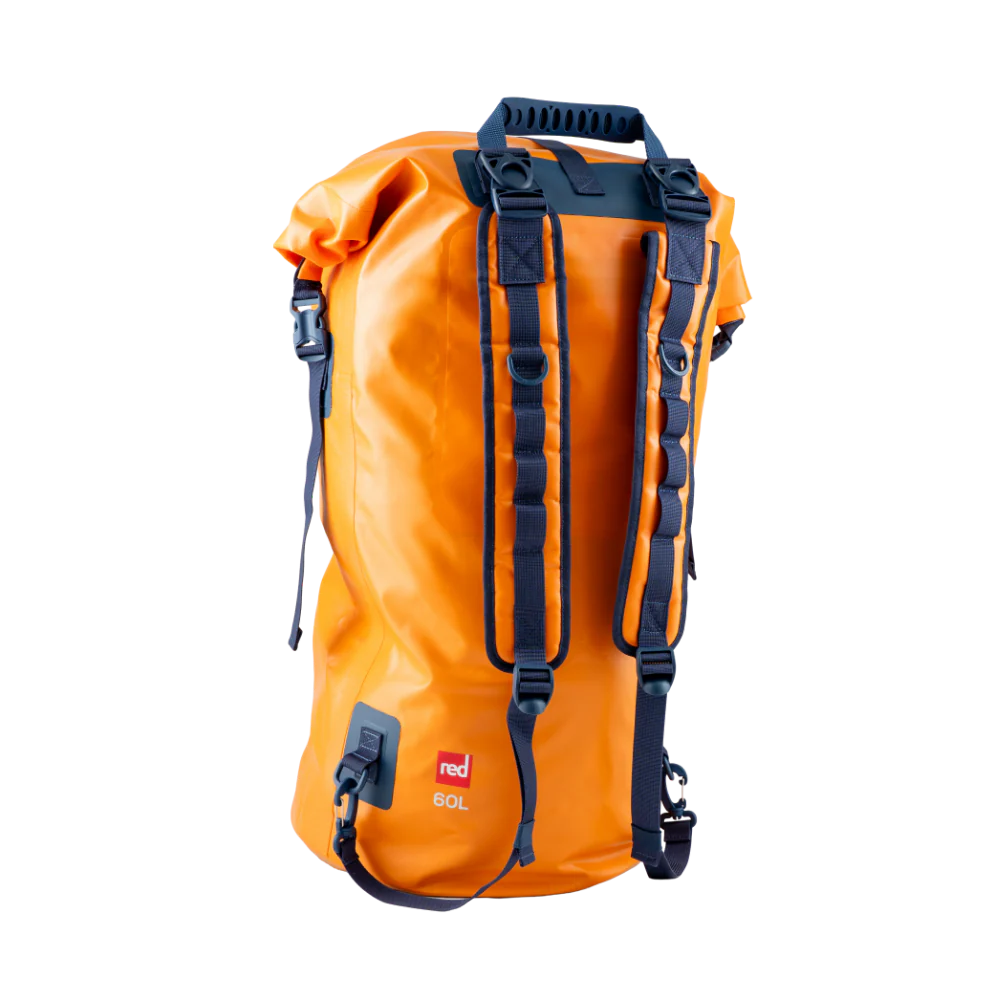Waterproof Roll Top Dry Bag Backpack 60L - Bitter Orange