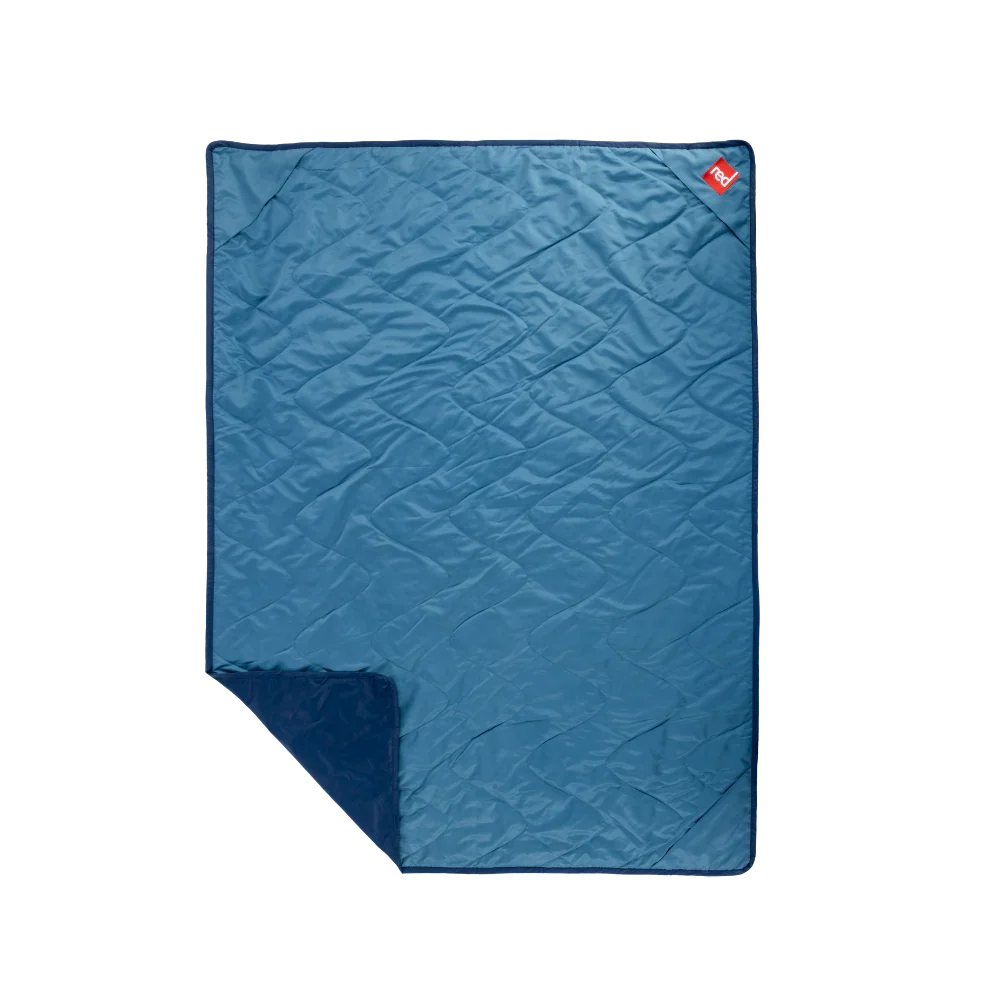 Quilted Lightweight Water-Resistant Adventure Blanket - Blue