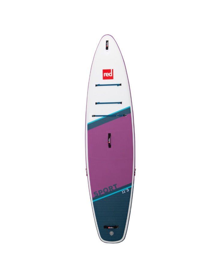 11'3" Sport Purple MSL Inflatable Paddle Board Package