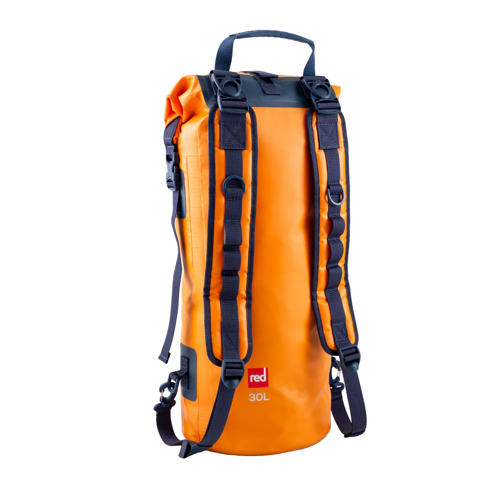 Waterproof Roll Top Dry Bag Backpack 30L - Bitter Orange