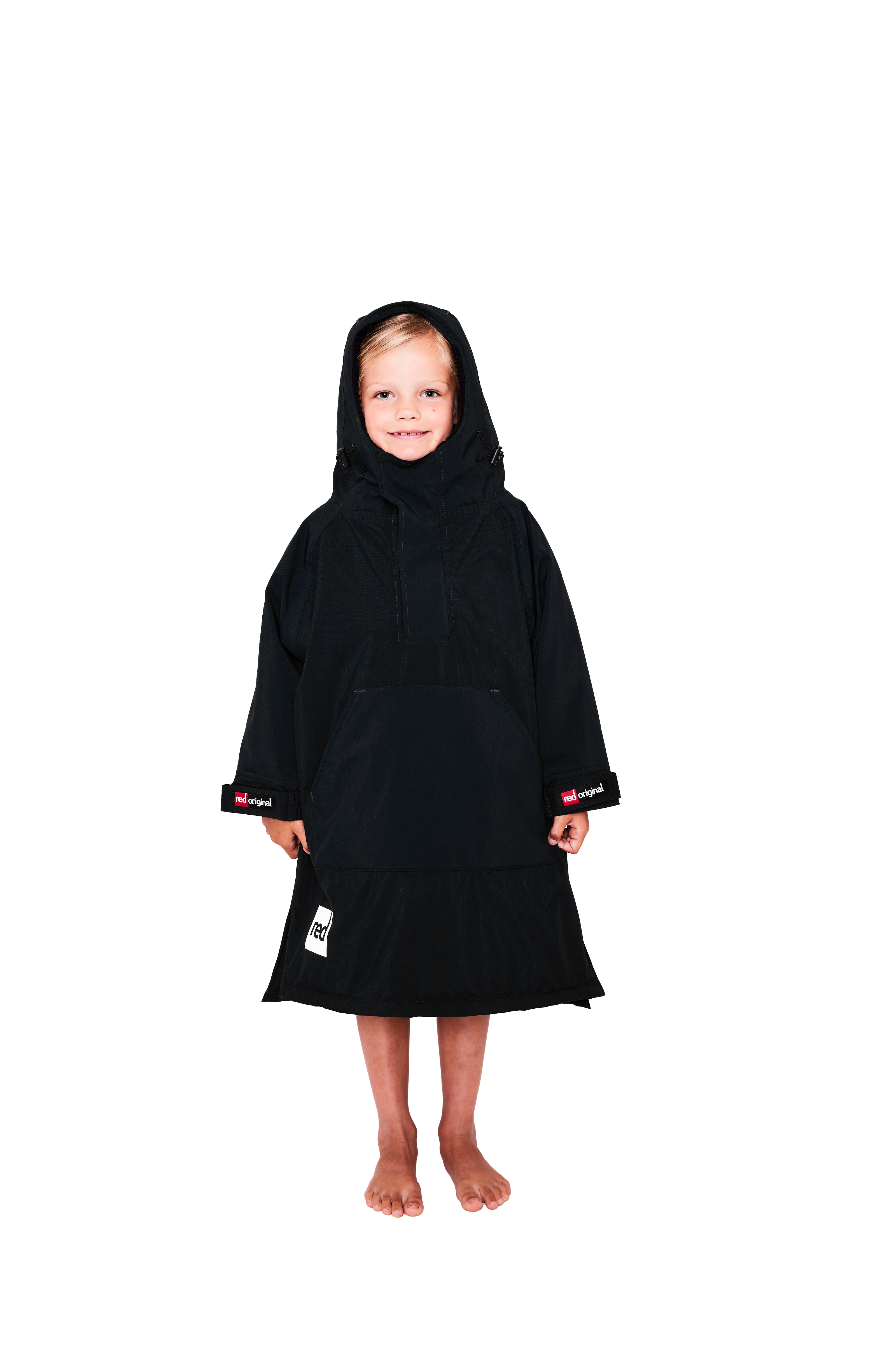 Kids Dry Poncho - Black