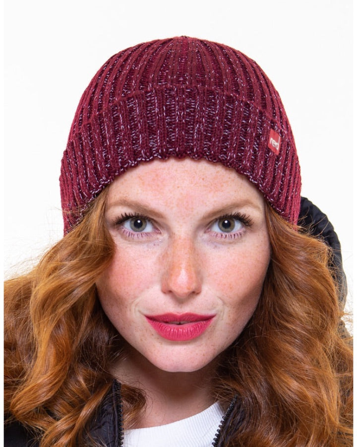 Merino Beanie - Burgundy