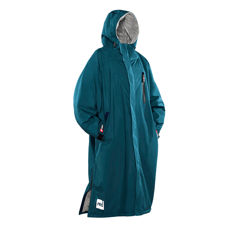 Men's Long Sleeve Pro Change Robe EVO - Teal